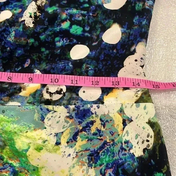 ❤️Host  Picks❤️[S]Rebecca Minkoff Silk Mystic Garden Print S/S Mid Dress - Picture 11 of 12